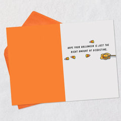 Just the Right Amount of Disgusting Funny Halloween Card