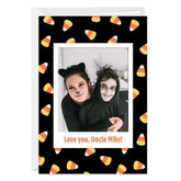 Candy Corn Frame Custom Halloween Card