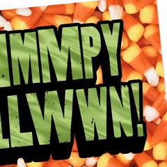 Mouth Full of Candy Funny Halloween Card
