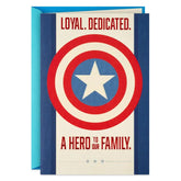 Marvel Captain America You're One of the Good Guys Birthday Card for Family Member