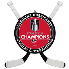NHL Carolina Hurricanes® 2026 Stanley Cup® Champions Hockey Ornament