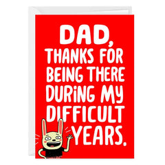 From Your Difficult Child Funny Custom Father's Day Card