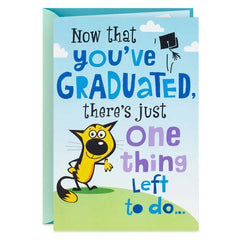Time to Celebrate Musical Graduation Card with Motion