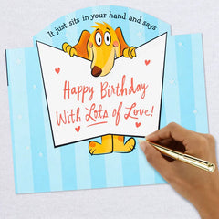 Lots of Love Funny Pop-Up Birthday Card for Son