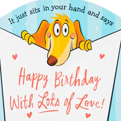 Lots of Love Funny Pop-Up Birthday Card for Son