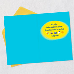 The Future Is Texting Graduation Card