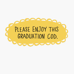 Please Enjoy This Cod Funny Graduation Card