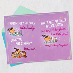 You're the Perfect Daughter Funny Birthday Card