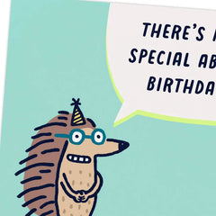 Nothing Special About This Funny Birthday Card
