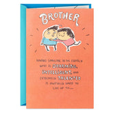 Amazing Funny Pop-Up Birthday Card for Brother From Sister