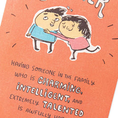 Amazing Funny Pop-Up Birthday Card for Brother From Sister