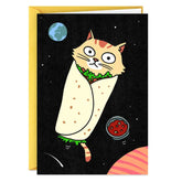Purrito Funny Card