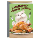A Day Filled With Good Stuff Funny Thanksgiving Card