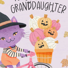 Sweet as Your Smile Halloween Card for Granddaughter