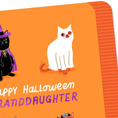 A Purr-fect Day Halloween Card for Granddaughter