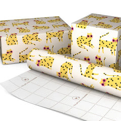 Cool Polka-Dot Cats Wrapping Paper Roll, 20 sq. ft.