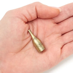 Let's Celebrate Champagne Bottle Metal Pocket Token
