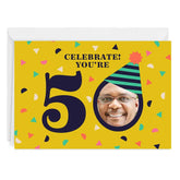 Celebrate Custom 50th Birthday Card