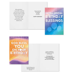 Celebrating You Assorted Religious Birthday Cards, Box of 12