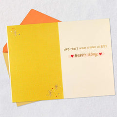 That's What makes Us BFFs Birthday Card for Friend