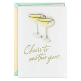Cheers to Another Year Anniversary Card