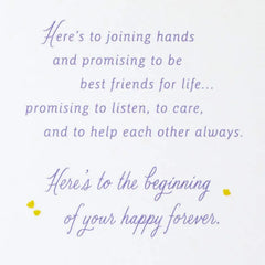 To Your Happy Forever Wedding Card for Nephew and Spouse