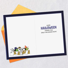 Peanuts® I Got a Rock Funny Halloween Card