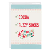 Hallmark Channel Checklist Custom Holiday Card