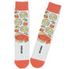 Shoebox Devoted to Cheese Funny Crew Socks