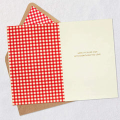 Piled High Cheeseburger Birthday Card
