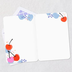 Love You Cherry Much Blank Card