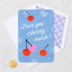 Love You Cherry Much Blank Card