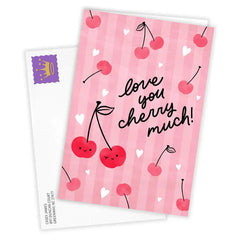Love You Cherry Much Custom Valentine's Day Card
