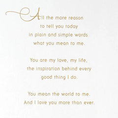 I'm a Lucky Guy Anniversary Card for Wife