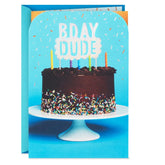 Dude, Lucky to Have You Birthday Card for Him
