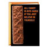 Bite-Sized Candy Confidence Funny Halloween Card