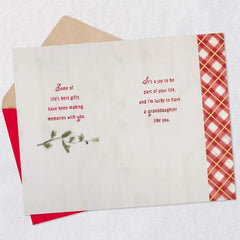 Lucky to Have a Granddaughter Like You Christmas Card