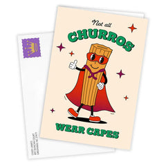 Churro Super Hero Custom Thank You Card
