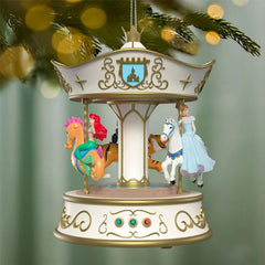 Disney Princess Dreams Go Round Musical Ornament With Light and Motion