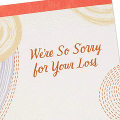 Hoping Memories Bring You Comfort Sympathy Card From Us