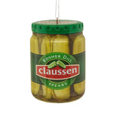 Kraft Claussenâ„¢ Pickles Jar Shatterproof Hallmark Ornament