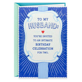 Birthday Suits Required Funny Pop-Up Birthday Card for Husband
