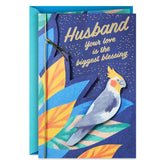 Your Love Is the Biggest Blessing Birthday Card for Husband