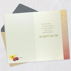 Cheers to the Happy Couple Bridal Shower Card