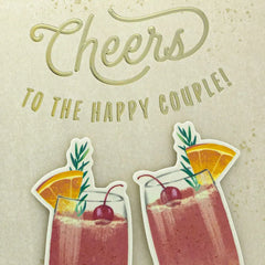 Cheers to the Happy Couple Bridal Shower Card