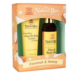 The Naked Bee Coconut and Honey Head-to-Toe Duo Gift Set