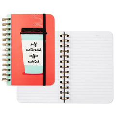 Coffee Assisted Spiral Notebook