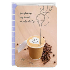 You Fill Up My Heart Blank Card
