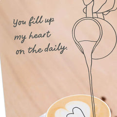 You Fill Up My Heart Blank Card