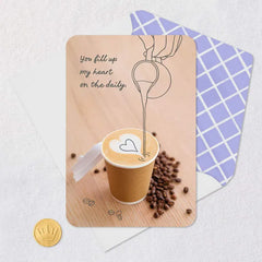 You Fill Up My Heart Blank Card
